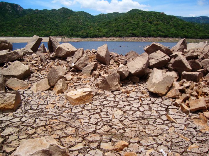 Parched earth in Núi Chúa National Park, Ninh Thuan, Vietnam. Photo by Gavin White via Flickr. Licensed under CC BY-NC-ND 2.0.
