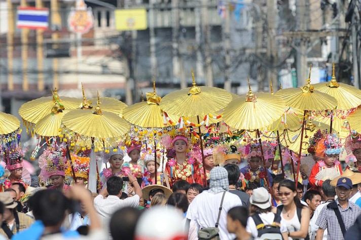 Poi Sang Long Festival being celebrated by a Shan community in Thailand. Photo by Niwat Tantayanusorn via WikiMedia Commons. Licensed under CC BY-SA 4.0.